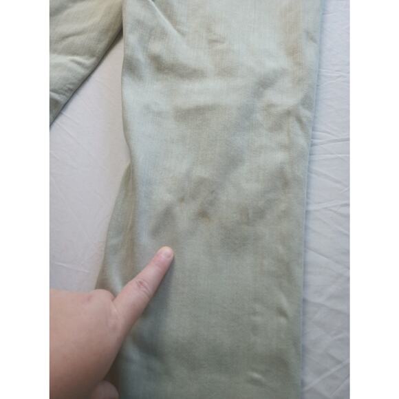 Vervet Pale Shirley Super High Rise Slim Straight in Spring Green Women Size 26 - Picture 5 of 5